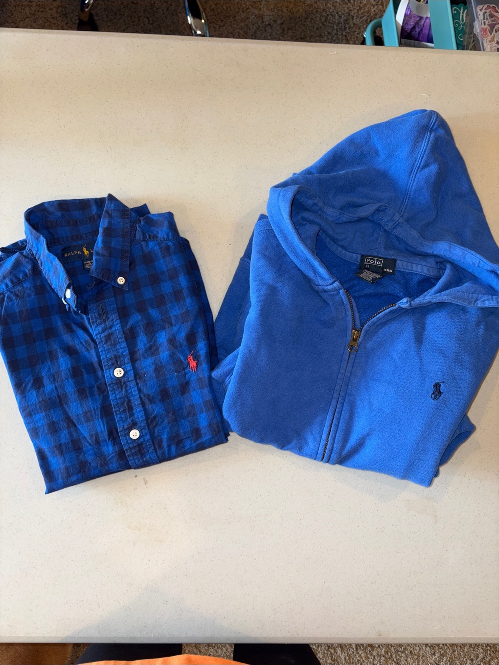 Polo Ralph Lauren Kids Medium Sweatshirt and Shirt Bundle